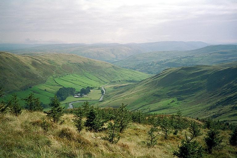 Lower Borrowdale from Mabbin Crag