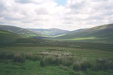 The Caldew Valley from Skiddaw House